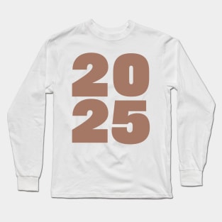 Color of the Year 2025 Mocha Mousse Long Sleeve T-Shirt